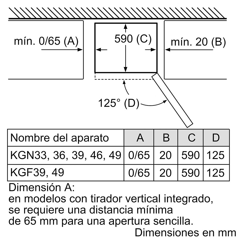 Frigorífico BOSCH KGN39VWEB, Combi, Clase E, Blanco, 203 x 60 cm, Total NoFrost. - Imagen 5