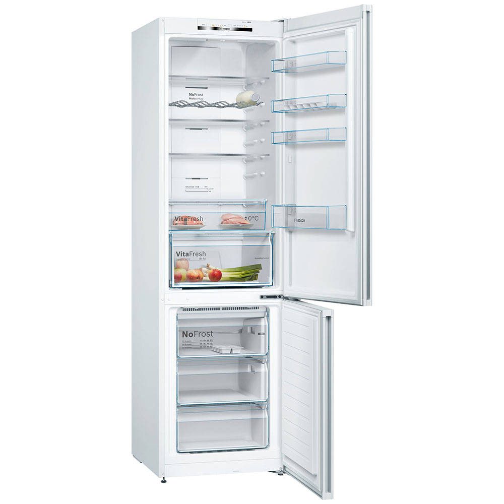 Frigorífico BOSCH KGN39VWEB, Combi, Clase E, Blanco, 203 x 60 cm, Total NoFrost. - Imagen 2