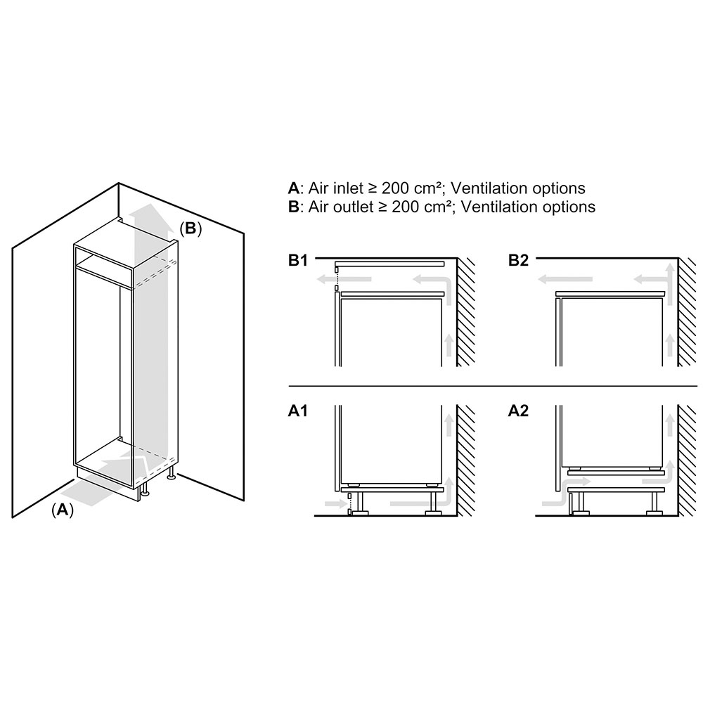 Frigorífico Bosch KIS86AFE0, Clase E, Combi Integrable, 177.2 x 54.1 cm. Puerta fija. - Imagen 13