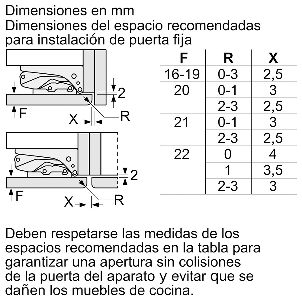 Frigorífico Bosch KIS86AFE0, Clase E, Combi Integrable, 177.2 x 54.1 cm. Puerta fija. - Imagen 10