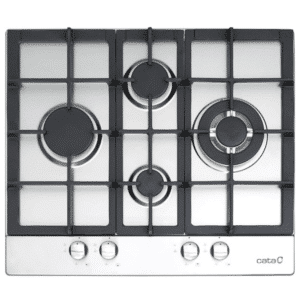 Placa de gas CATA LGD631X , Inox, 68 cm, Cod. 08066002