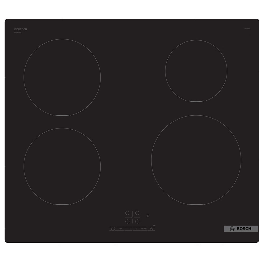 Placa de inducción, Bosch PIE611BB5E , 60 cm, sin perfiles.