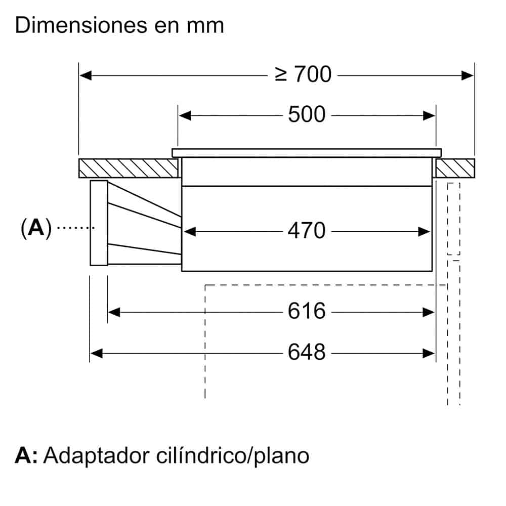 Placa de inducción con extracción Bosch PVS611B16E , 60 cm Clase B. - Imagen 12