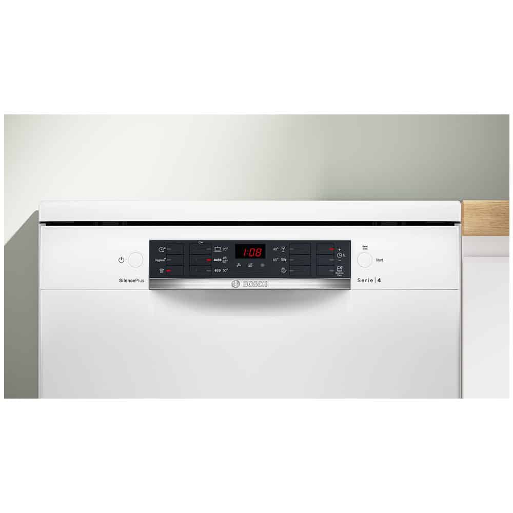 Lavavajillas BOSCH SMS46KW02E, 60 cm, Clase E, 3ª Bandeja VarioDrawer Blanco, Libre Instalación, 13 Servicios. - Imagen 3