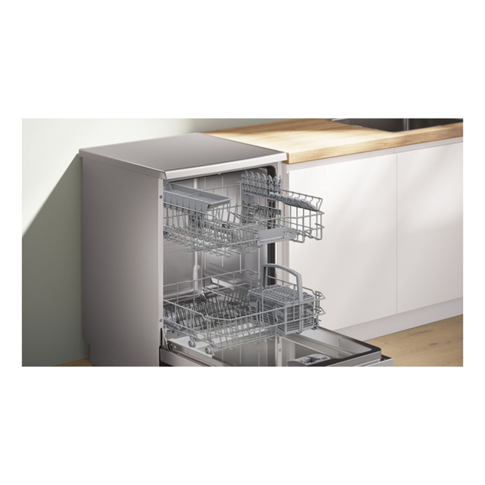 Lavavajillas Bosch SMS4HKI07E , 60 cm, Clase D, Acero antihuellas, 13 Servicios. - Imagen 2