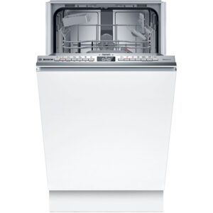 Lavavajillas BOSCH SPH4EKX17E, Clase B, 45 cm, Integrable, 10 Servicios, puerta deslizante.