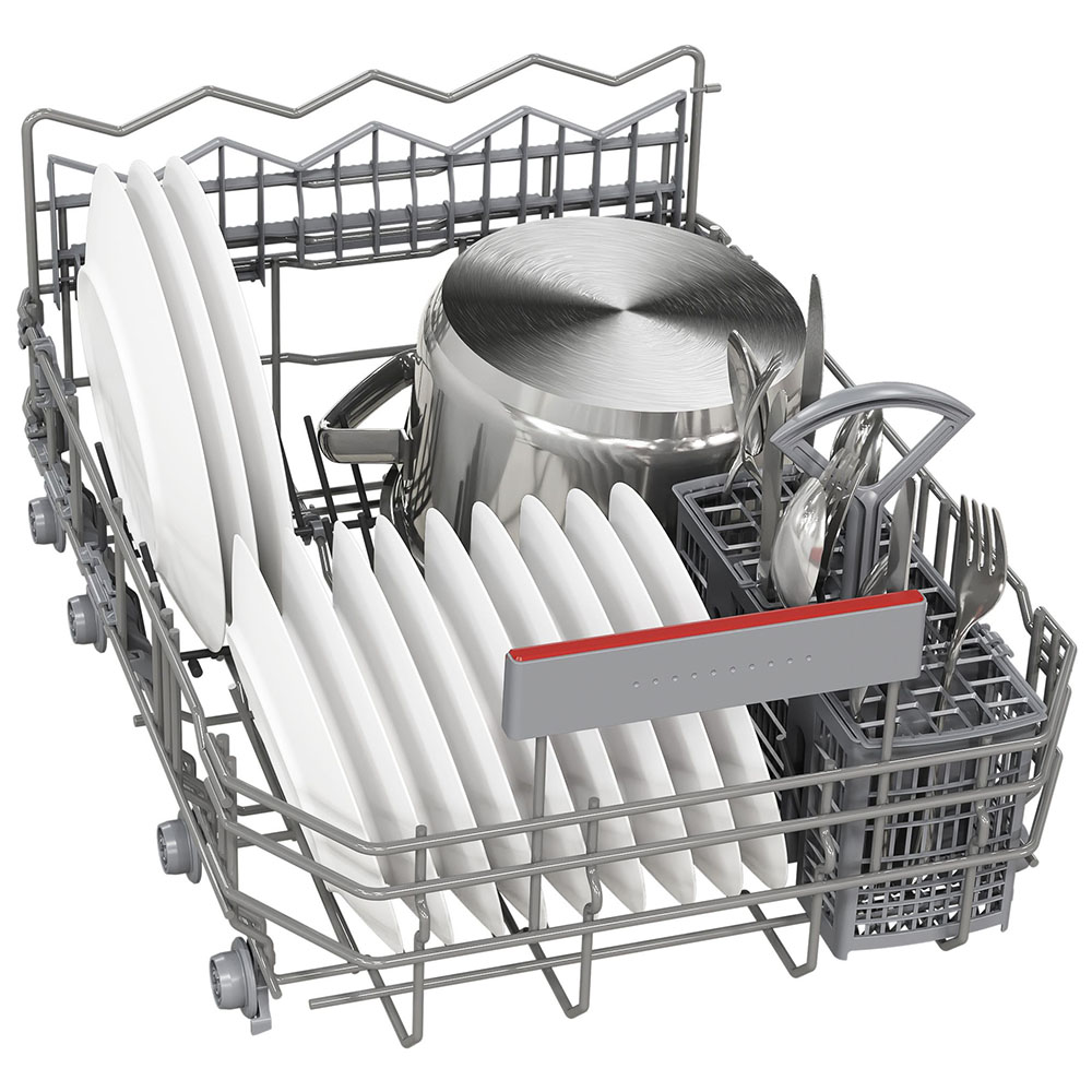 Lavavajillas BOSCH SPH4EKX17E, Clase B, 45 cm, Integrable, 10 Servicios, puerta deslizante. - Imagen 4