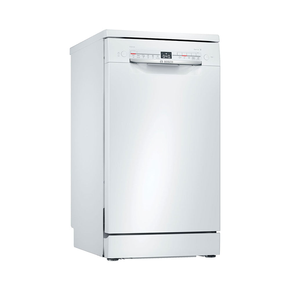 Lavavajillas BOSCH SPS2HKW57E, Clase E, Blanco, Libre Instalación, 45 cm, 9 Servicios
