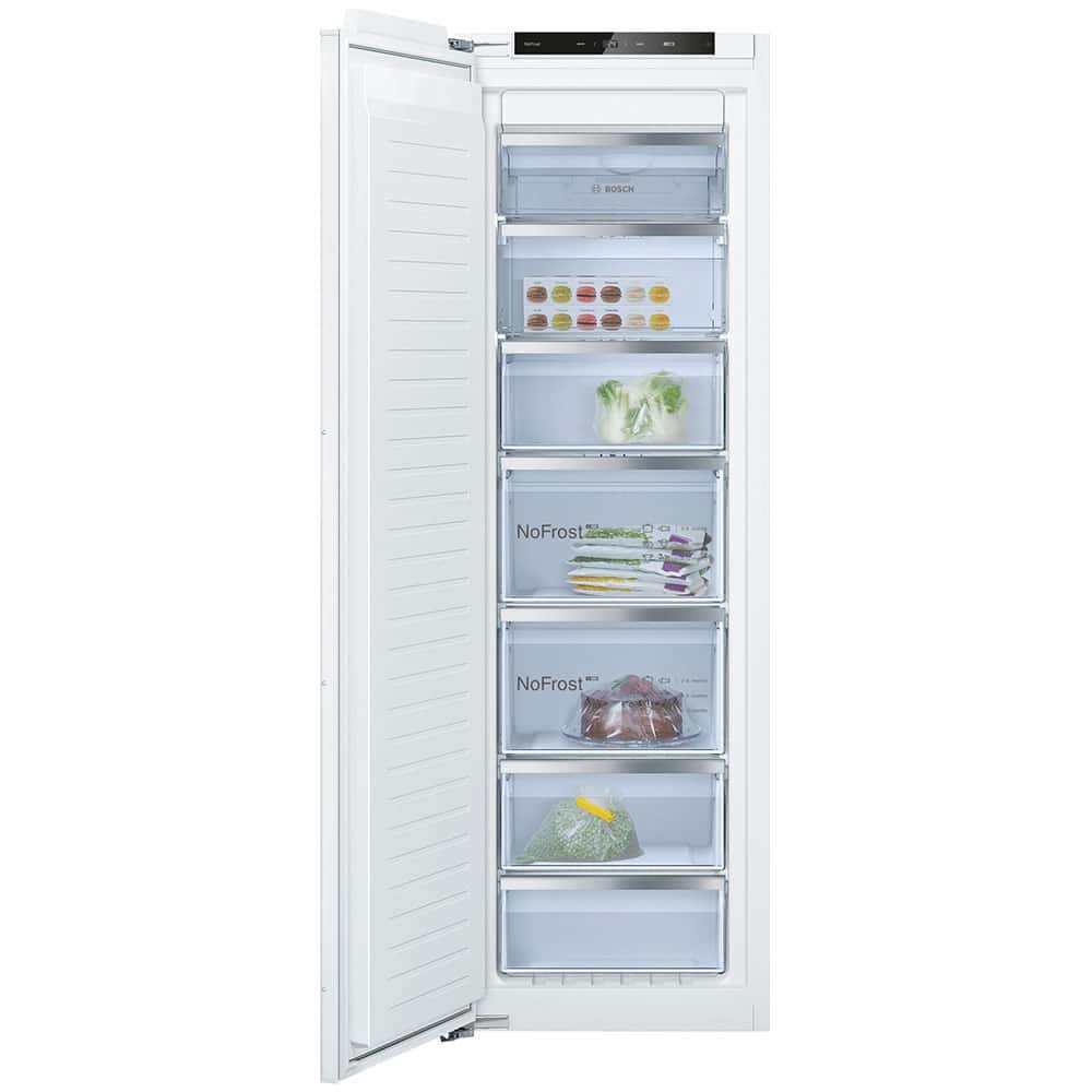 Congelador Integrable Bosch GIN81ACE0, Clase E, 177.2 x 55.8 cm, Sistema de integración de puerta fija
