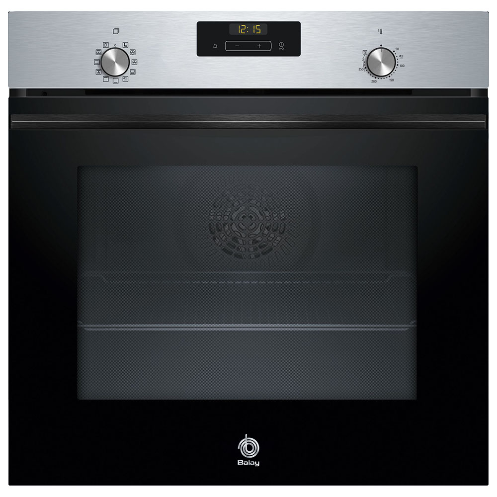 Horno BALAY 3HB4151X3, Acero inoxidable, Clase A+, Con funcion vapor ,60X60, 71L .