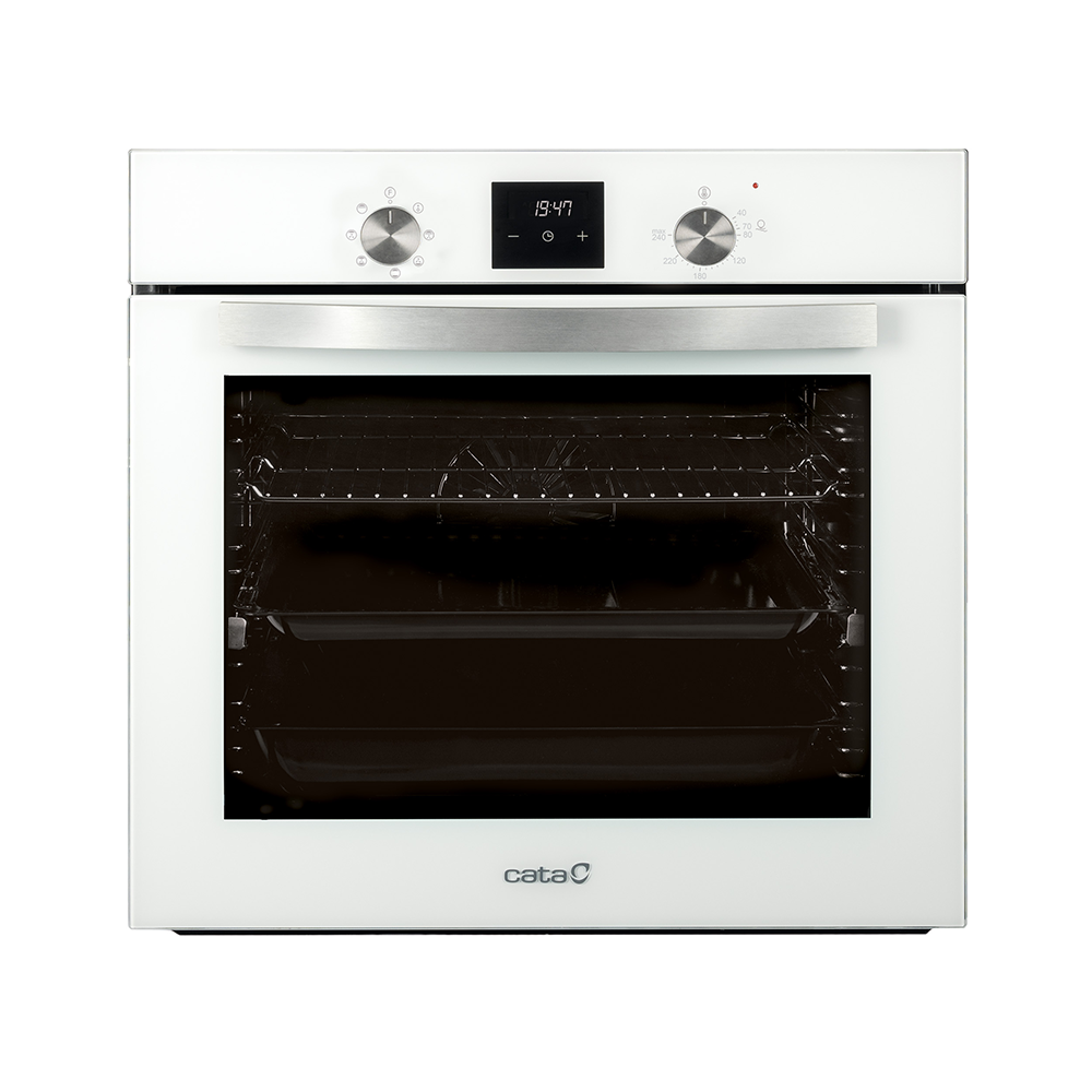 Horno CATA MDS 8007 WH, 60 cm, Blanco, Clase A, Multifunción, Limpieza Aquasmart, 80 l. Ref. 07034101.