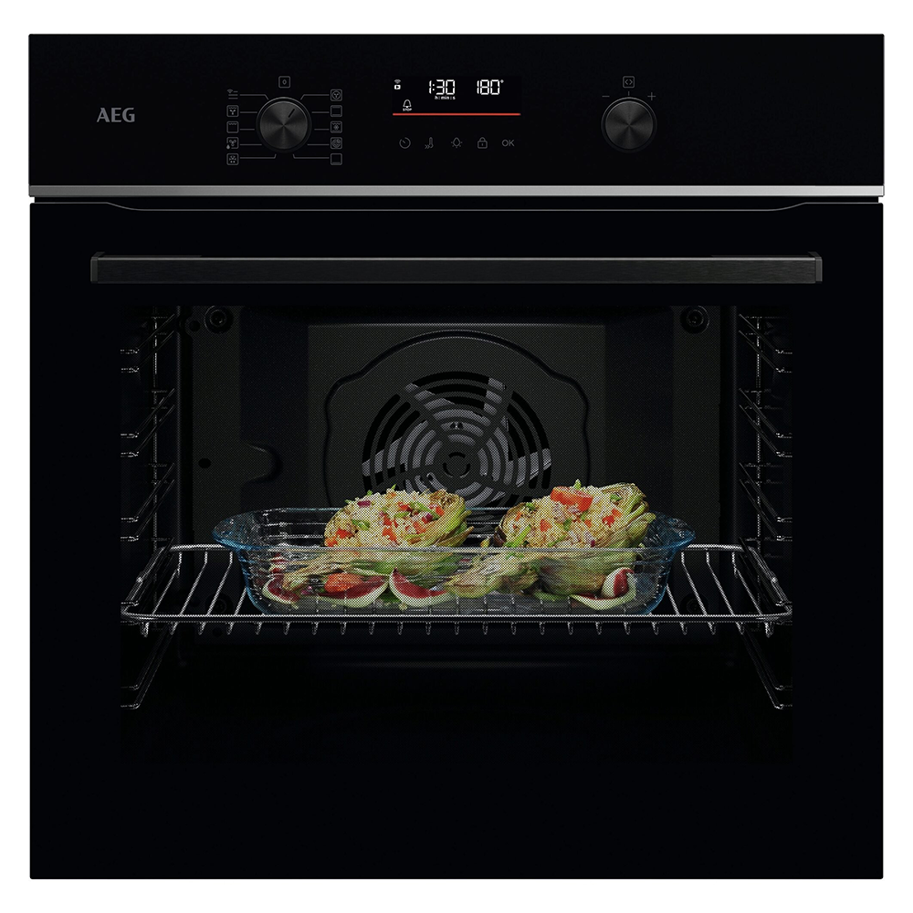 Horno AEG OU5PB41WSB, 60 cm, Negro, Clase A++, 72L. Pirolítico, WiFi.