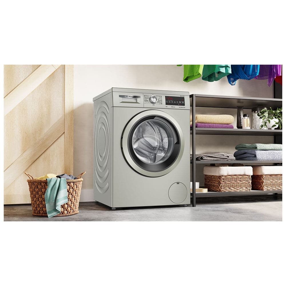 Lavadora Bosch WUU28T6KES, 9 kg, 1400 rpm, Clase A, Acero inox - Imagen 5