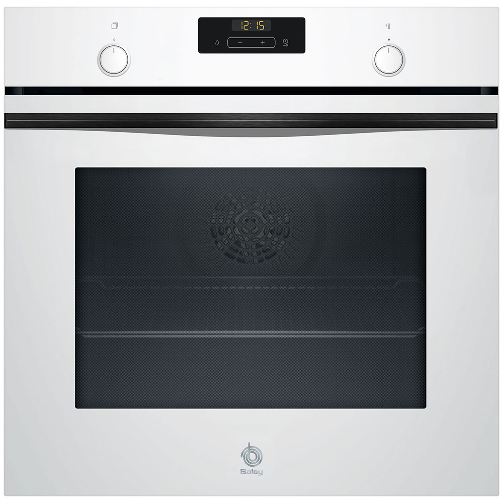 Horno BALAY 3HB5159B4, Cristal blanco, Función Air Fry, 60X60, 71L, Clase A +.