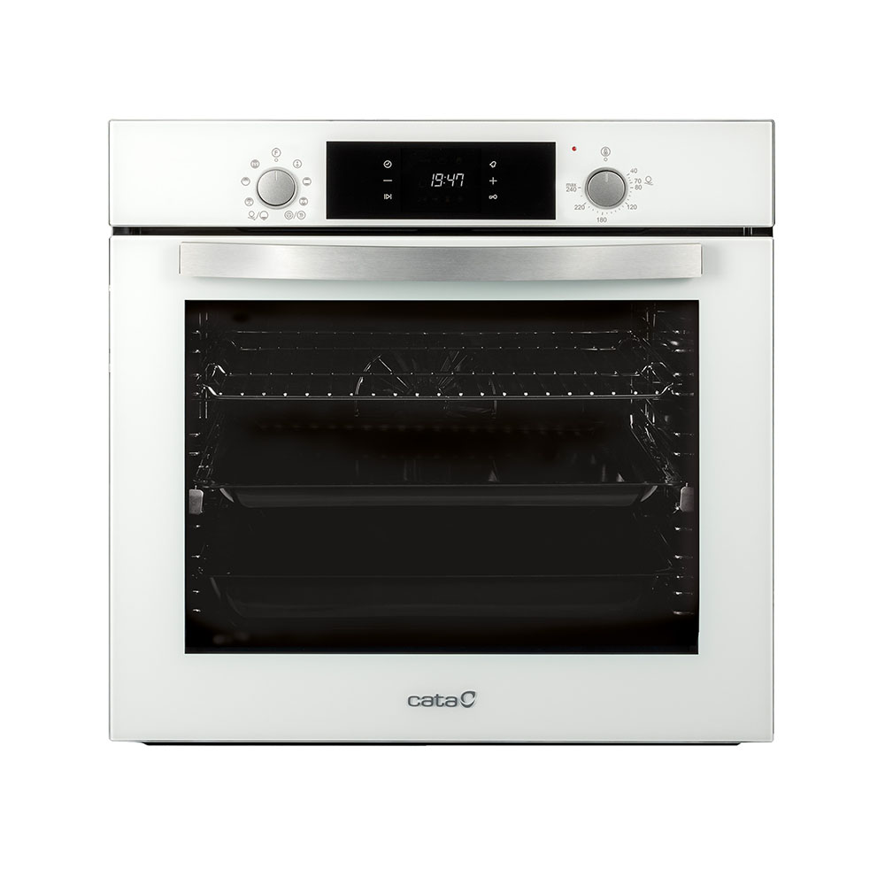 Horno CATA MDS 8008 WH, 60 cm, Blanco, Clase A, Multifunción, Limpieza Aquasmart, 80 l. Ref. 07001010.