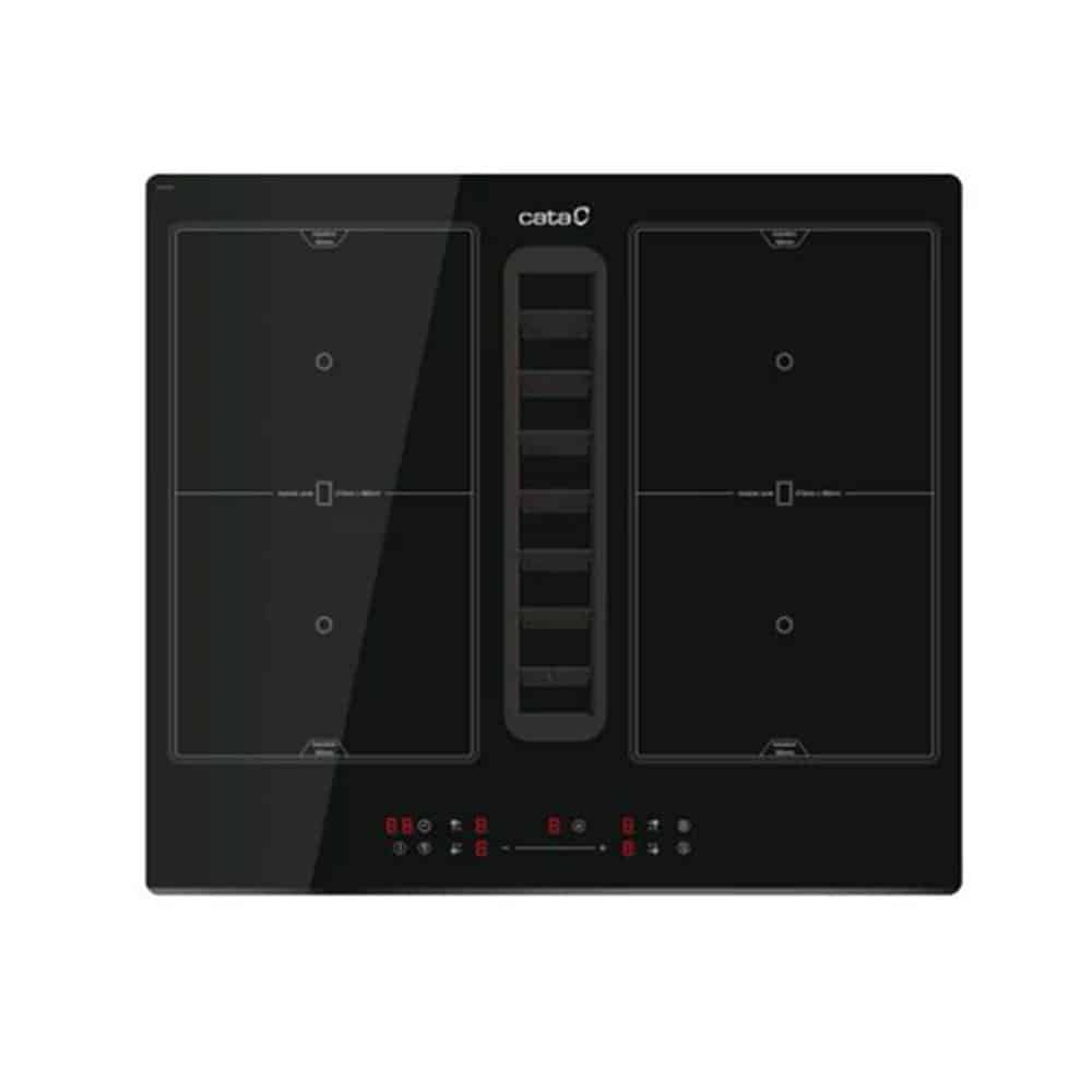 Placa Cata Con Campana Integrada IAS 6024, 4 Zonas Clase A+ Ref. 08000206