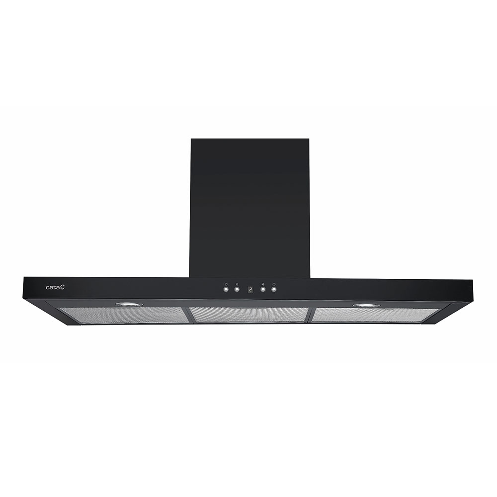 Campana CATA S PRO 9000 BK, 90 cm, Negro, Clase A, Decorativa, 1027(m3/h) Ref. 02075413.