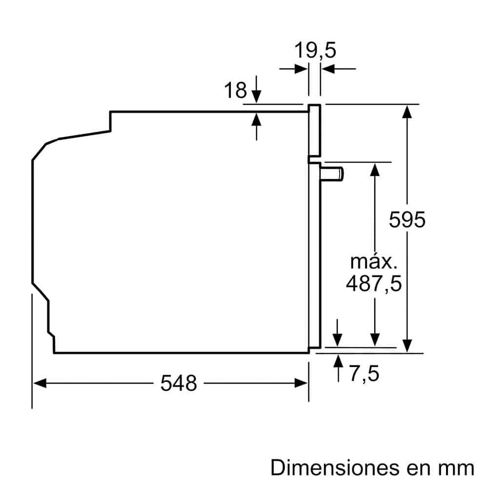 Horno SIEMENS HB734G1B1, 60 cm, negro, Clase A+, 71 l. - Imagen 9