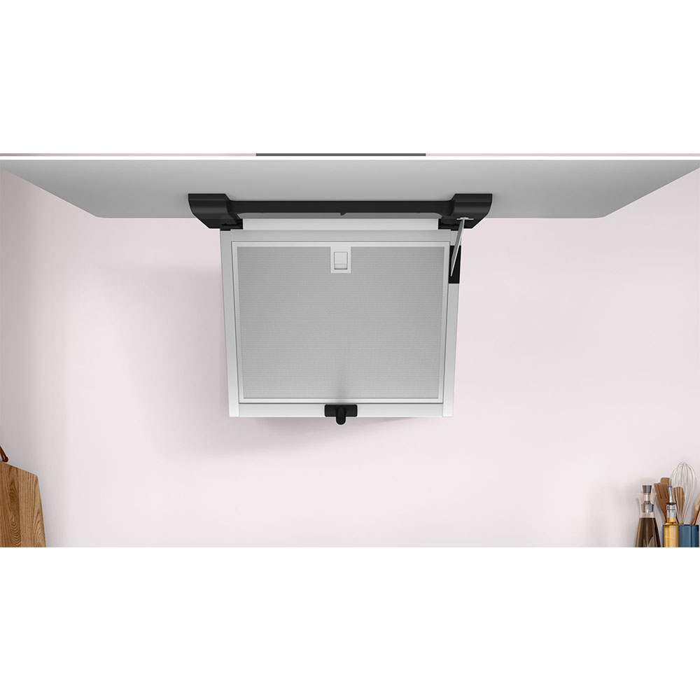 Campana decorativa BALAY 3BC567GBH, pared inclinada, 60 cm, Cristal blanco, 768 m³/h Clase A+. - Imagen 3