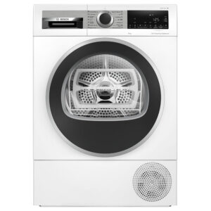 Secadora BOSCH WQG245D1ES, Clase C , Blanco, Bomba de Calor, 9 Kilos.