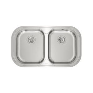 Fregadero encastrado TEKA STYLO 2C, de 80 cm  dos cubetas