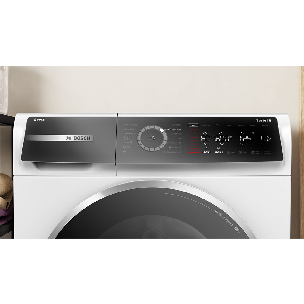 Lavadora Bosch WGB266A1ES, 11 kg, i-DOS, 1400 rpm, Clase A, Blanco. - Imagen 2