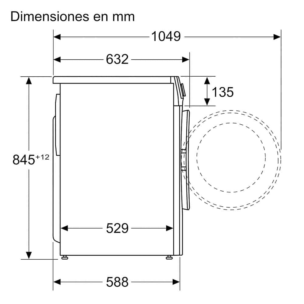 Lavadora Bosch WGG254Z5ES, 10 kg, Active Water Plus, 1400 rpm, Clase A, Blanco. - Imagen 4