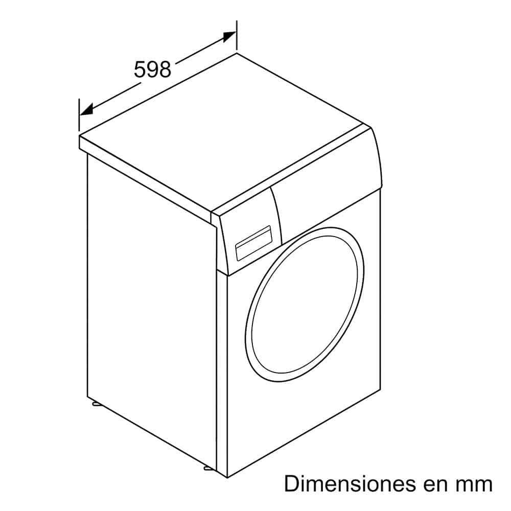 Lavadora Bosch WGG254Z5ES, 10 kg, Active Water Plus, 1400 rpm, Clase A, Blanco. - Imagen 5