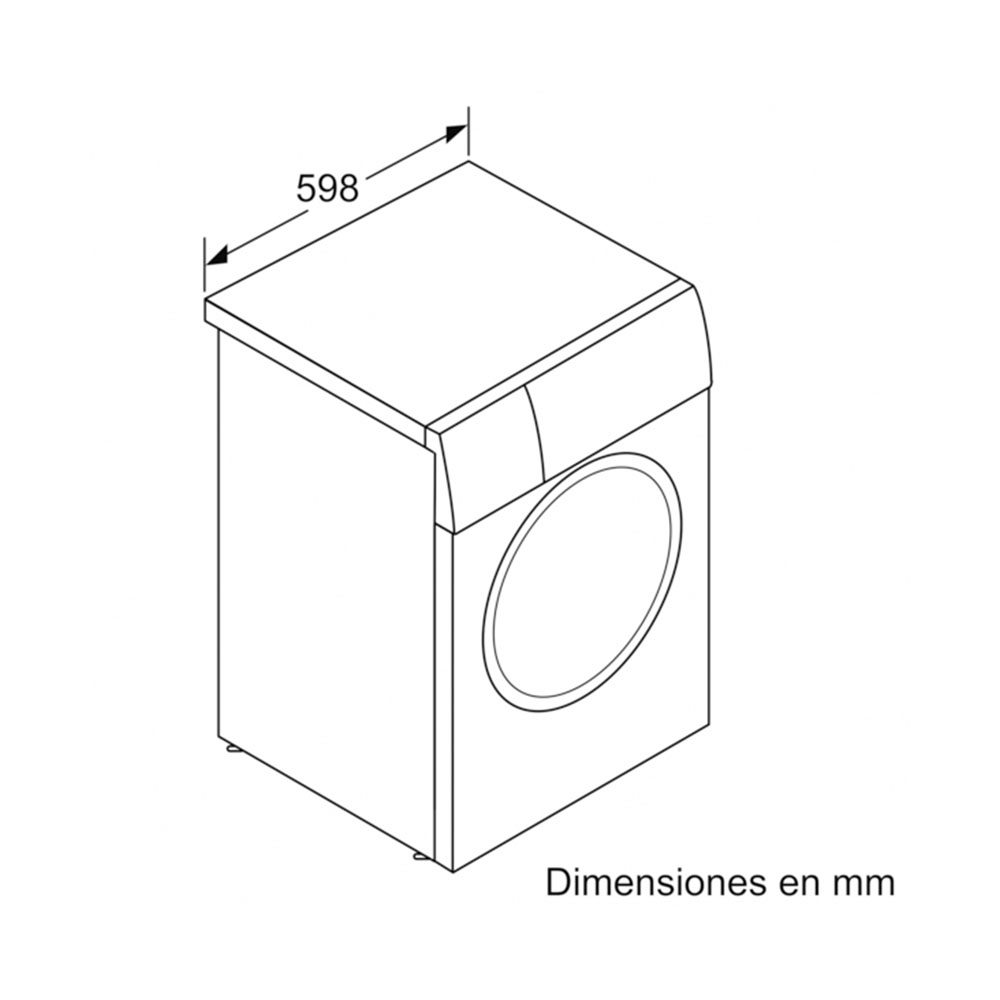 Lavadora Bosch WGH244A0ES, 9 kg, i-DOS, 1400 rpm, Clase A, Blanco - Imagen 5