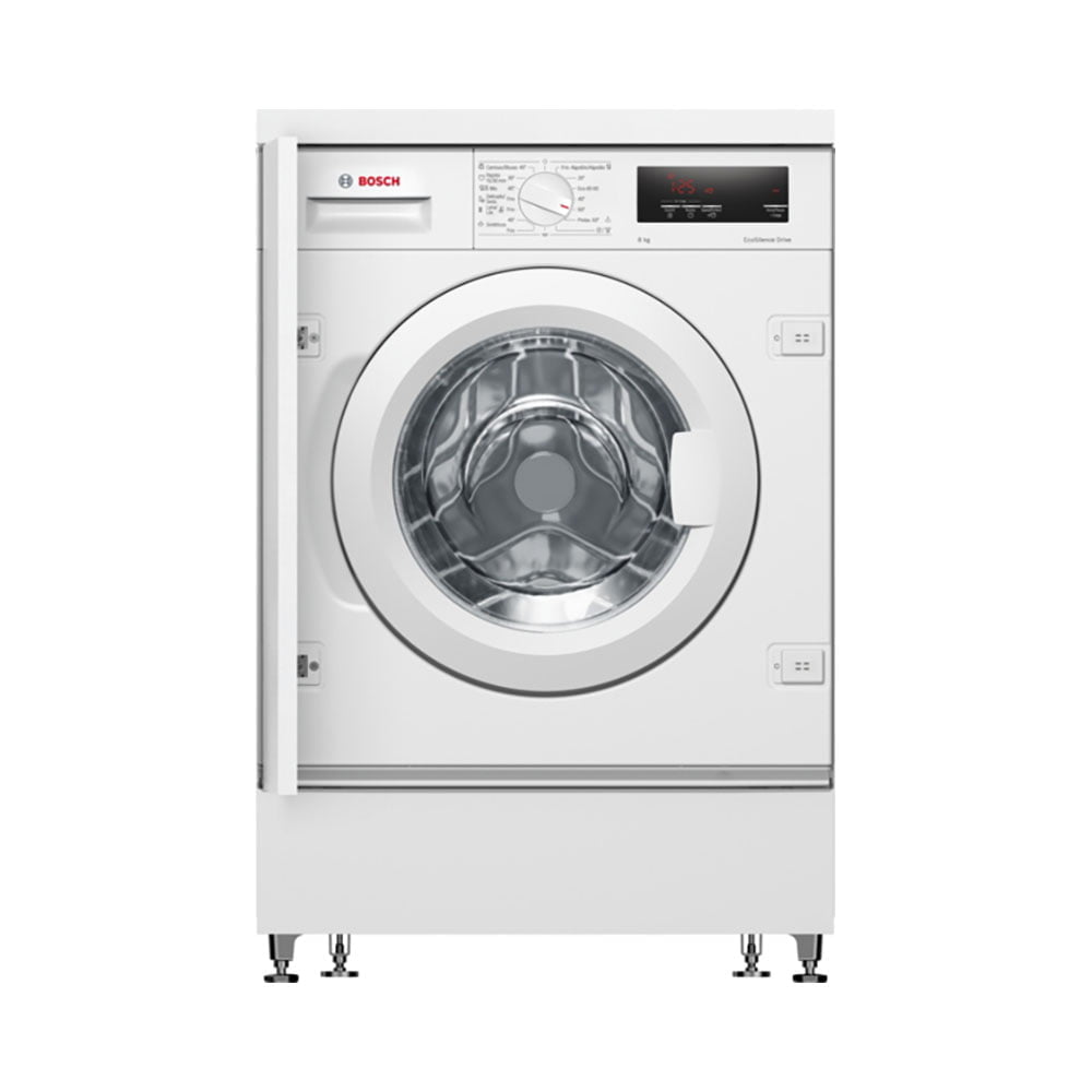 Lavadora BOSCH WIW24307ES Blanca, Integrable de Carga Frontal, 8 kg, 1200 rpm