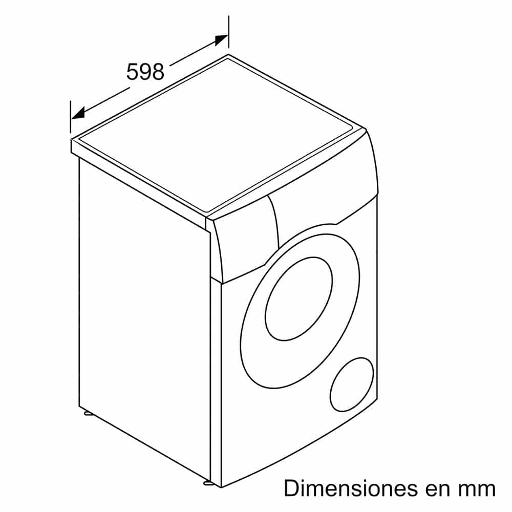 Lavadora-Secadora BOSCH WNC254A0ES, 10,5-6 kg 1400rpm - Imagen 9
