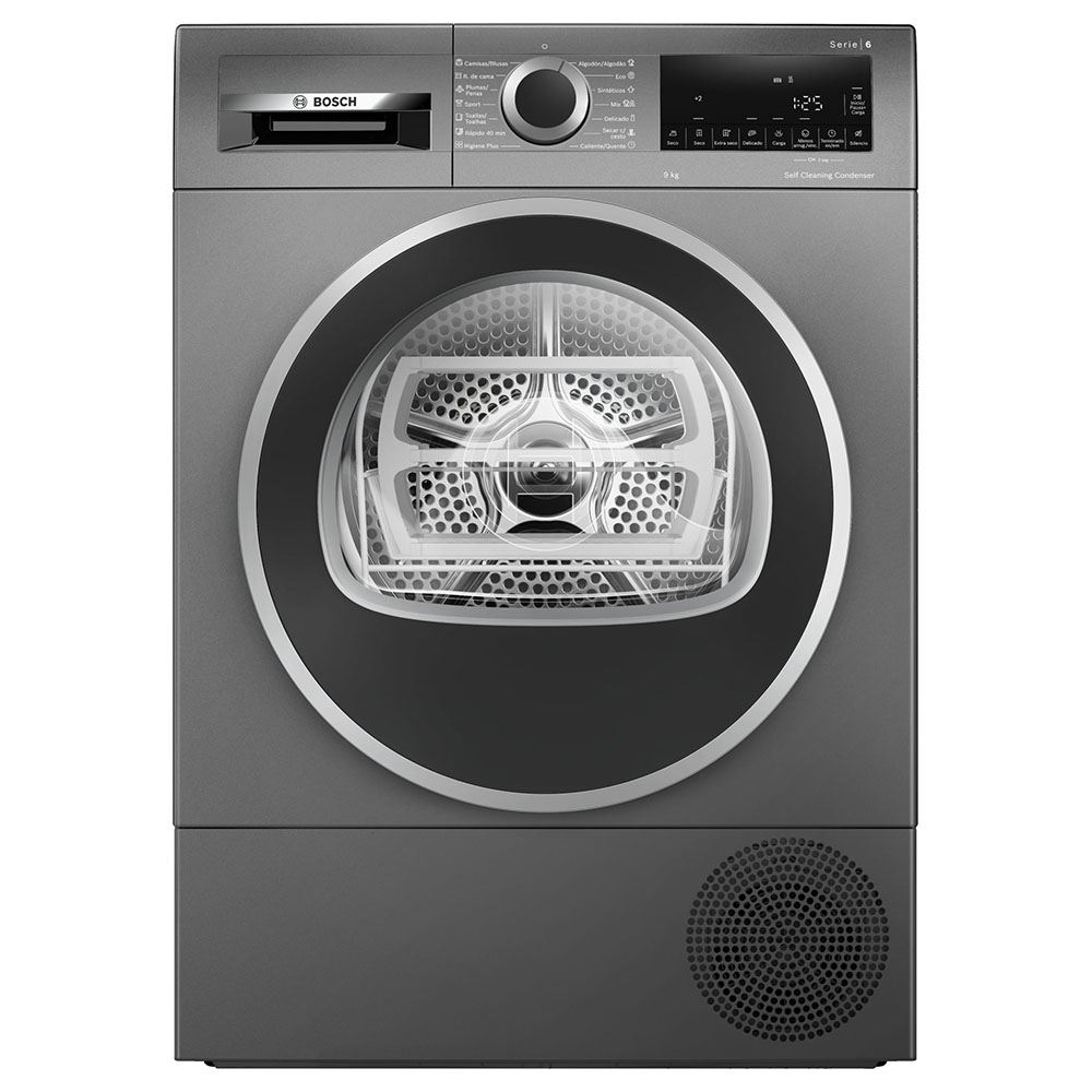Secadora BOSCH WQG245DRES 9Kg Bomba de calor Clase C