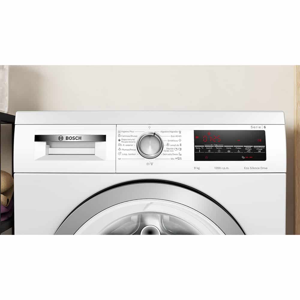 Lavadora Bosch WUU24T65ES, 9 kg, Active Water Plus, 1200 rpm, Clase A, Blanco. - Imagen 2