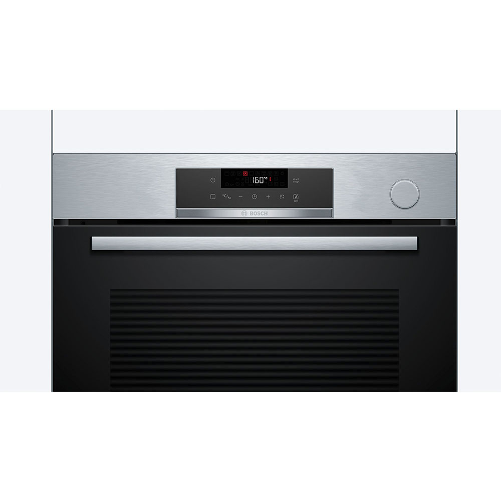 Horno Bosch HRG532ES3, Serie 4, 60 x 60 cm, Acero Inox, Con Vapor Añadido, Asistente de limpieza con agua, Clase A+, 71 l. - Imagen 3