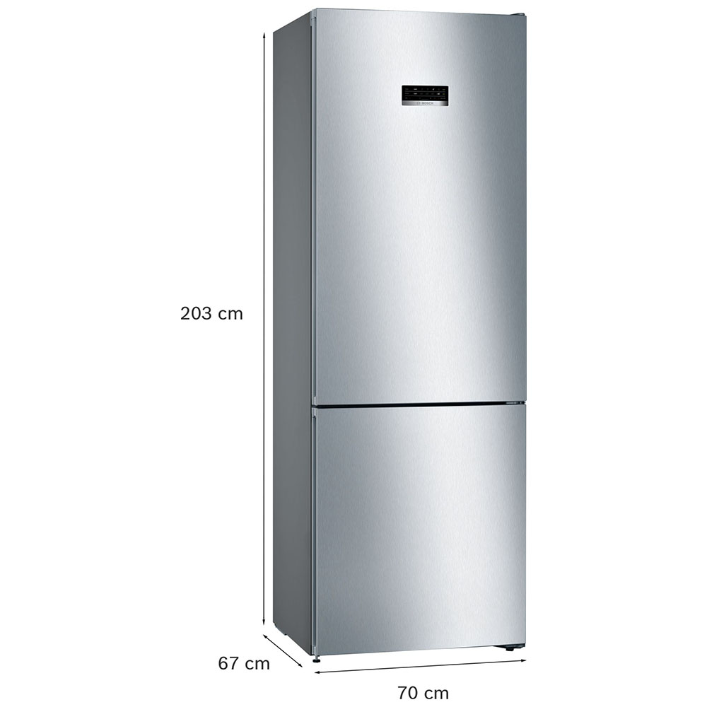 Frigorífico BOSCH KGN493IDA, Clase D, Acero Inox, 203x70 cm, Combi. - Imagen 2